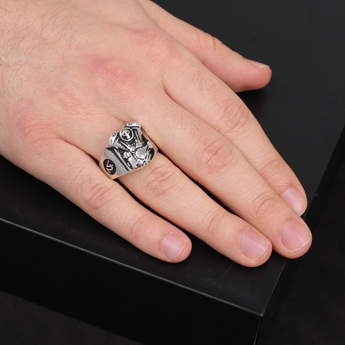925K Sterling Silver Skull Ring