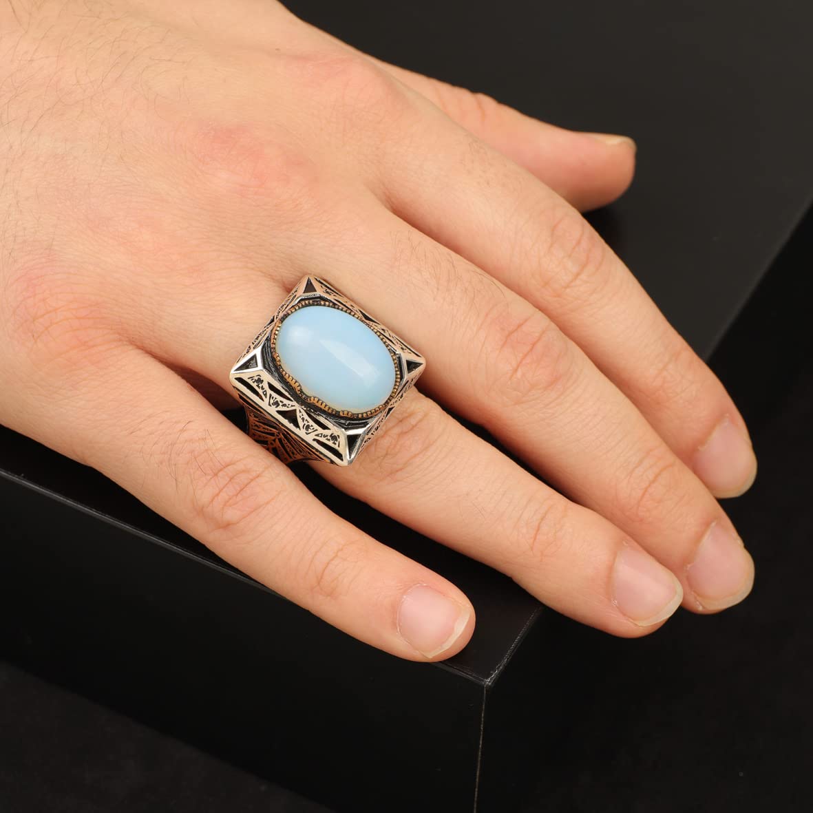 Natural Moonstone Ring
