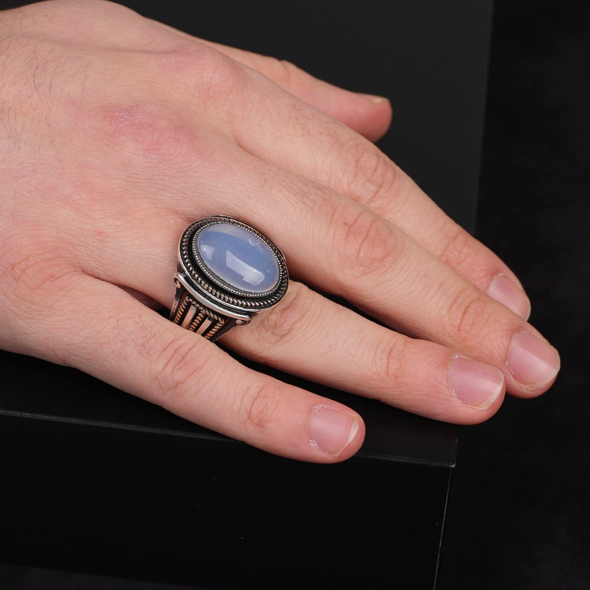 Natural Moonstone Ring