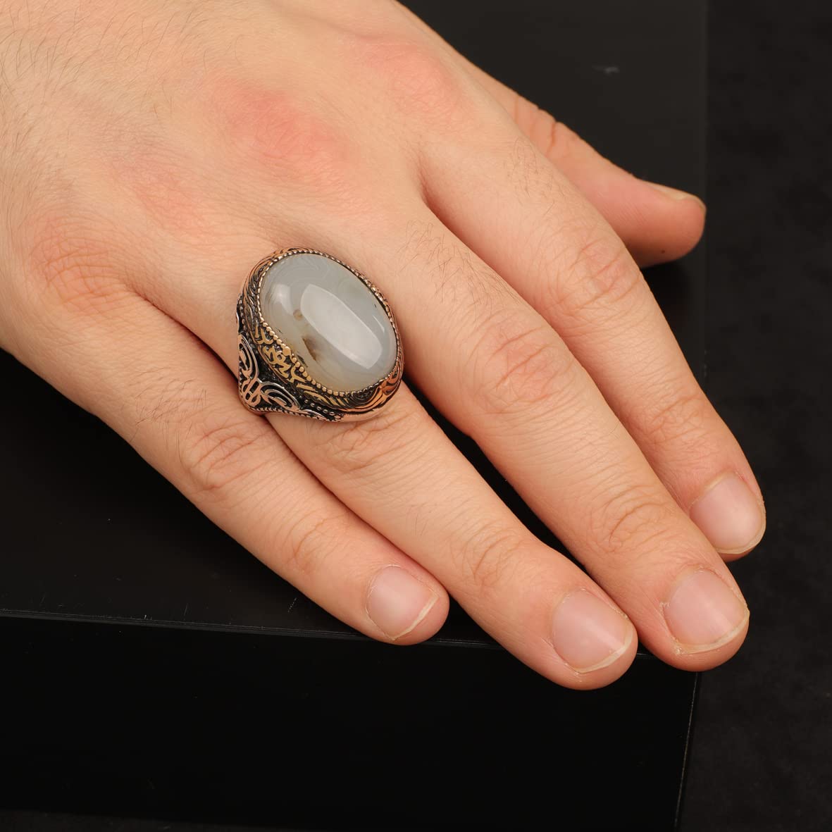 Natural Moonstone Ring