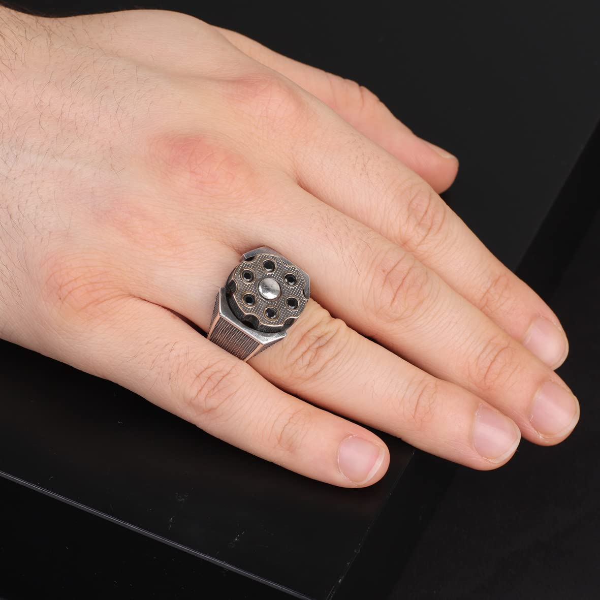 Black Onyx Men's Ring
