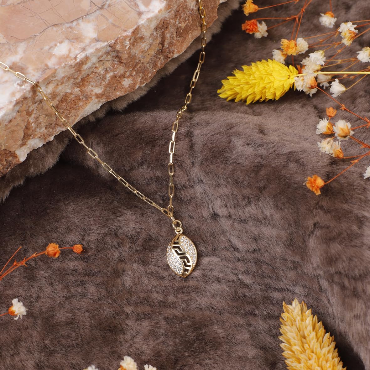 Sterling Silver Shell Necklace for Women - Charming Gold Plated Necklace - Aesthetic Jewelry Delight - Birthday Gifts for Women