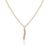 Gold Plated Necklace with Sterling Silver Chain - Dainty Gold Necklace for Aesthetic Appeal - Dainty Gold Necklace for Women - Birthday Gifts for Women — image 1