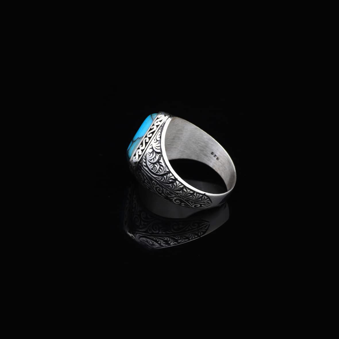 Mens Turquoise Ring