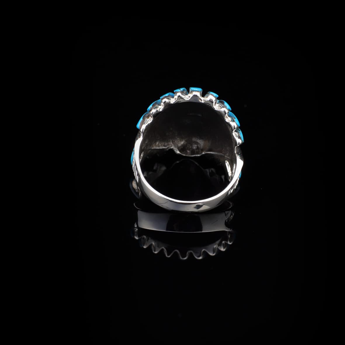 American Indian Chief Handmade Silver Men Ring