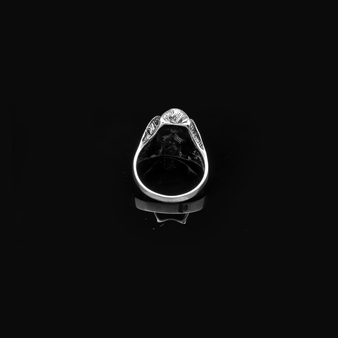 Skull Handmade Sterling Silver Men Cowboy Ring