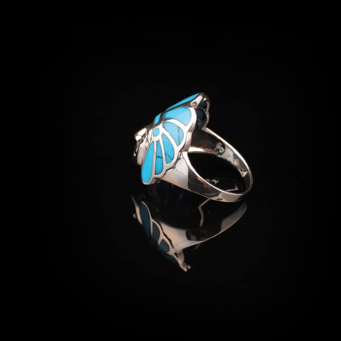 American Indian Chief Handmade Silver Men Ring
