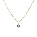 Sterling Silver Evil Eye Necklace for Women - Aesthetic Evil Eye Jewelry for Women - Gold Plated Silver Evil Eye Necklace - Birthday Gifts for Women — image 1