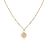 Sterling Silver Star Necklace with Zircon Stone for Women - Cute Star Necklace with Zircon Stone in Gold Plated Jewelry - Birthday Gifts for Women — image 1
