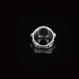 Skull Handmade Sterling Silver Men Biker Ring — image 4