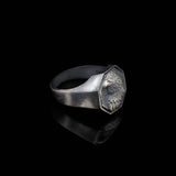 Handmade Eagle Signet Ring - 925 Sterling Silver Men's Ring — image 4
