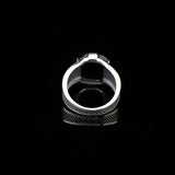 Handmade 925 Sterling Silver Black Onyx Pinky Ring - Men's Gemstone Jewelry with Silver Polishing Cloth Gift — image 4