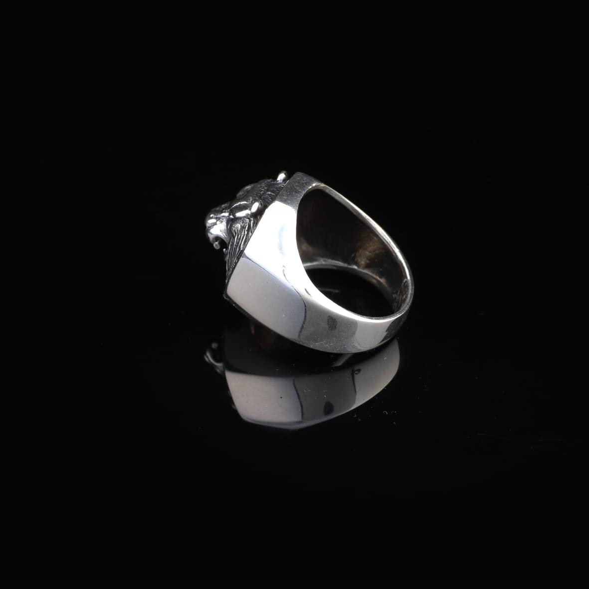 925K Sterling Silver Lion Ring