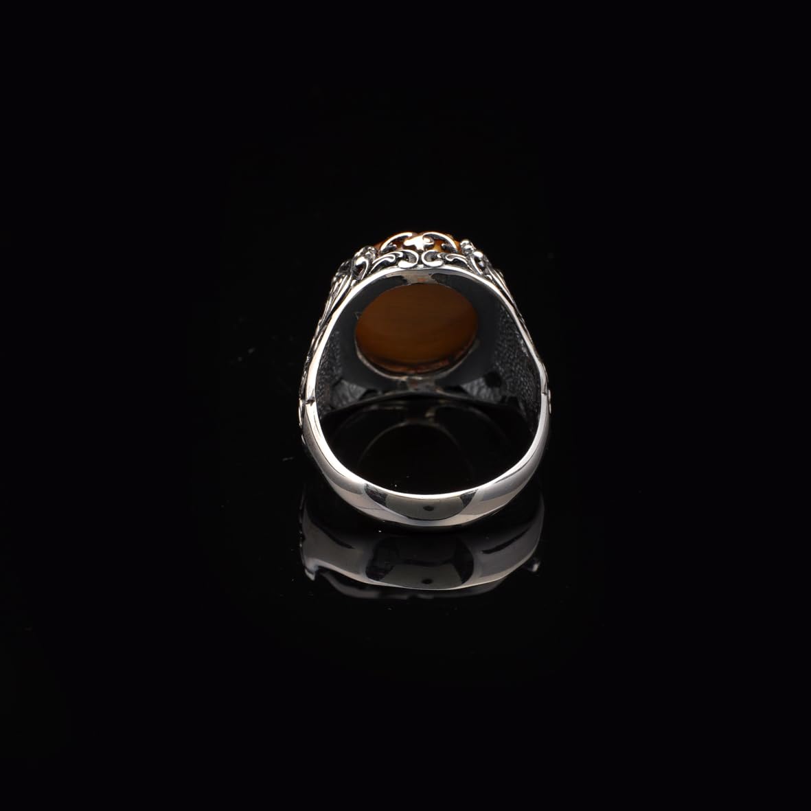 Vintage Tiger Eye Gemstone Ring