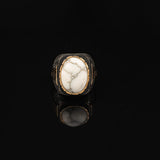 Turquoise Stone Men Silver Ring — image 2