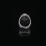Turquoise Stone Men Silver Ring — image 5