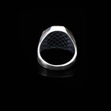 Handmade Bee Signet Ring - 925 Sterling Silver Men's Jewelry — image 3