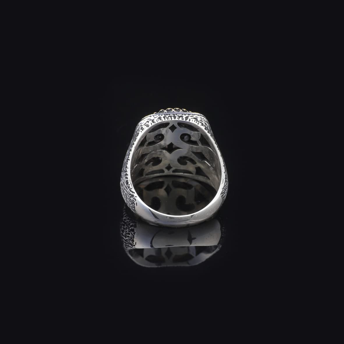 925K Sterling Silver Anchor Ring