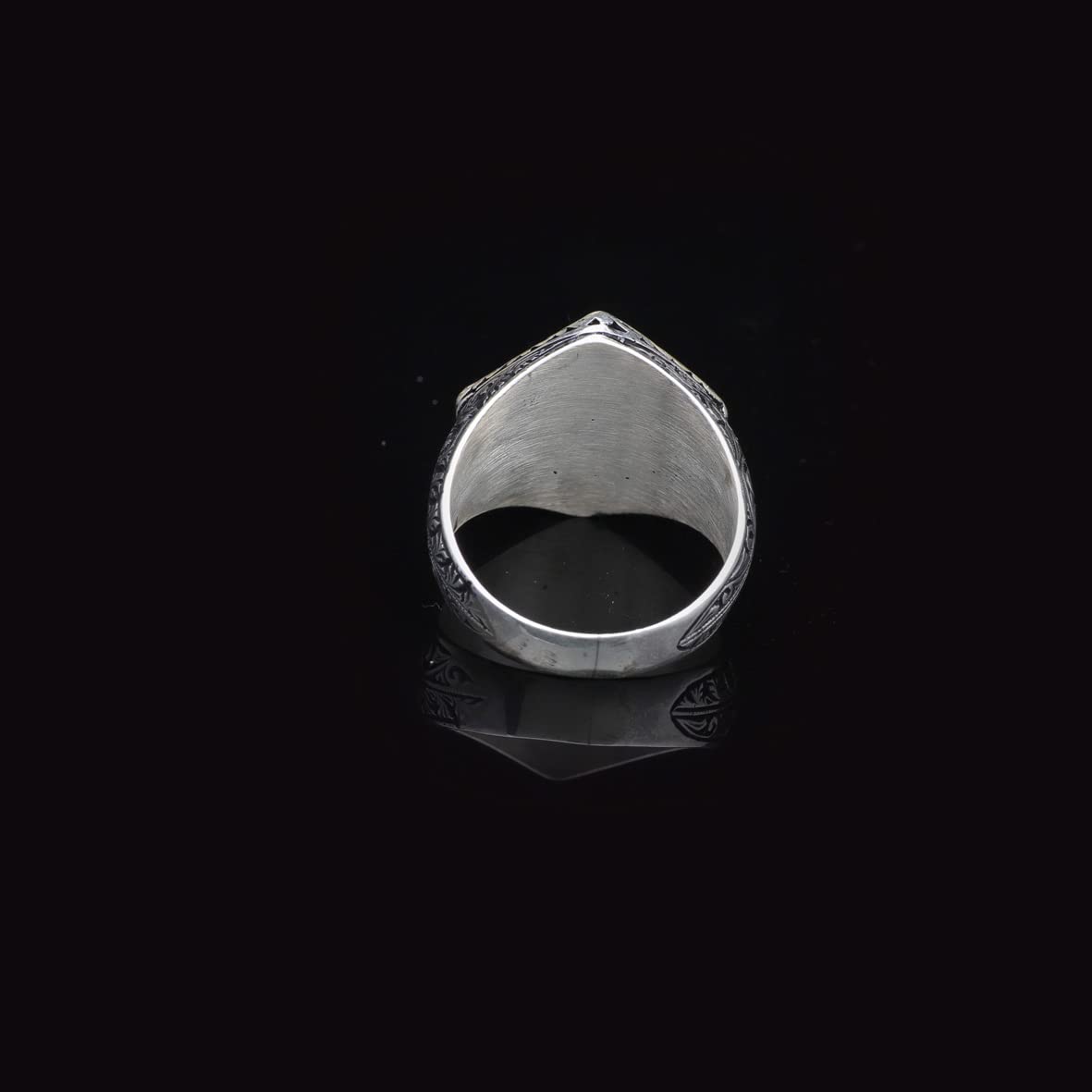 Men Handmade Carnelian Stone Ring