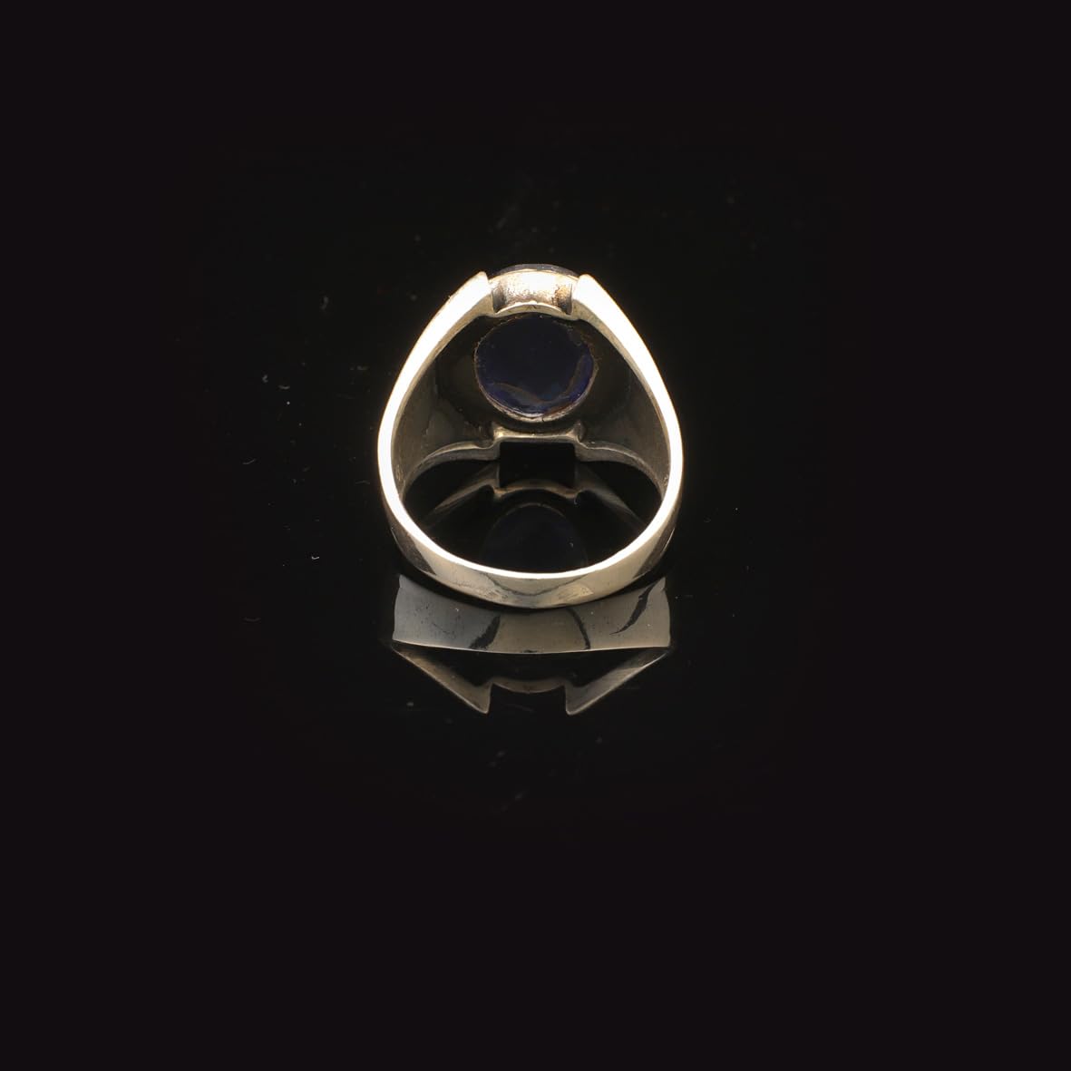 Sapphire Ring Gemstone Ring Ottoman Statement Ring Vintage Ring Pinky Ring Sterling Silver Ring Gift for Him Handmade