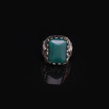 925K Sterling Silver Jade Ring — image 2