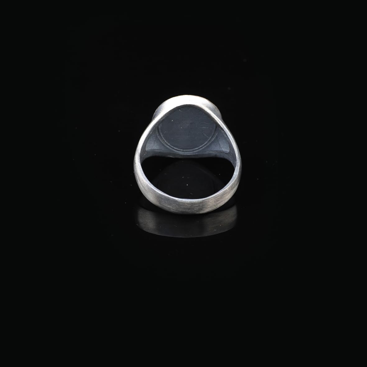 Handmade 925 Sterling Silver Jesus Ring - Men's Christian Jewelry Featuring Cross and Signet Design with Silver Polishing Cloth Gift - Custom Signet Ring