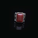 Men Handmade Carnelian Stone Ring — image 2