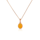 Sterling Silver Tiger Eye Necklace for Women - Trendy Tiger Eye Pendant Necklace for Women - Gift for Her — image 1