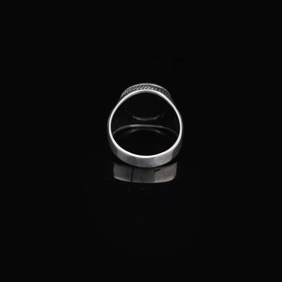 925K Sterling Silver Compass Ring