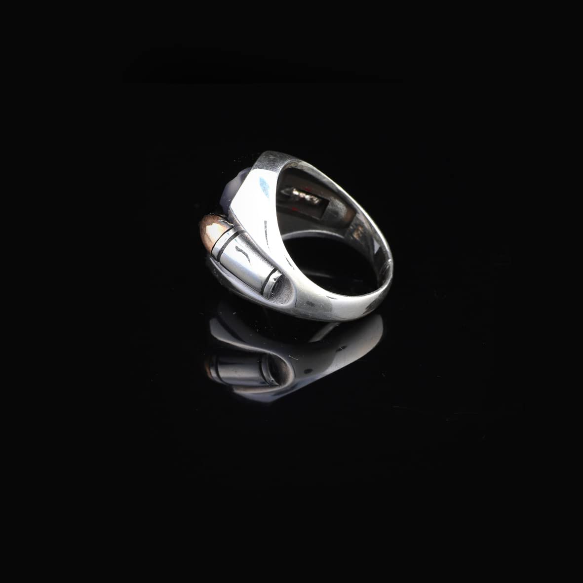 925K Sterling Silver Onyx Ring