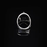 925K Sterling Silver Mens Biker Ring — image 4