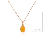 Sterling Silver Tiger Eye Necklace for Women - Trendy Tiger Eye Pendant Necklace for Women - Gift for Her — image 4