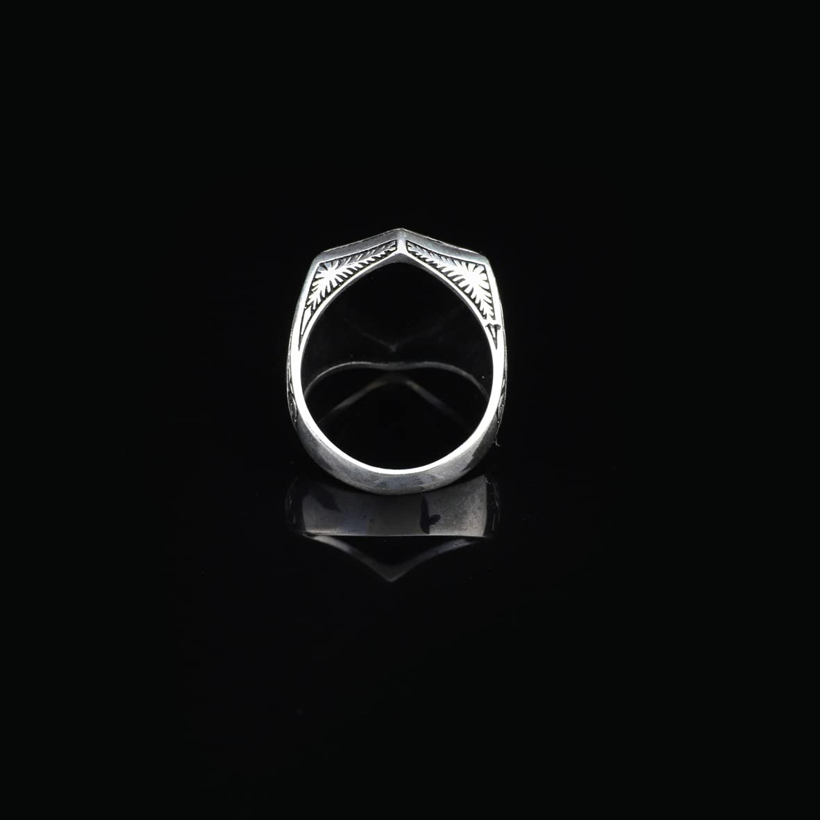 925K Sterling Silver Knight Ring