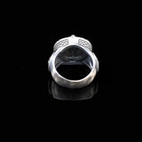 Handmade 925 Sterling Silver Viking Signet Ring - Men's Jewelry with Norse Design — image 4