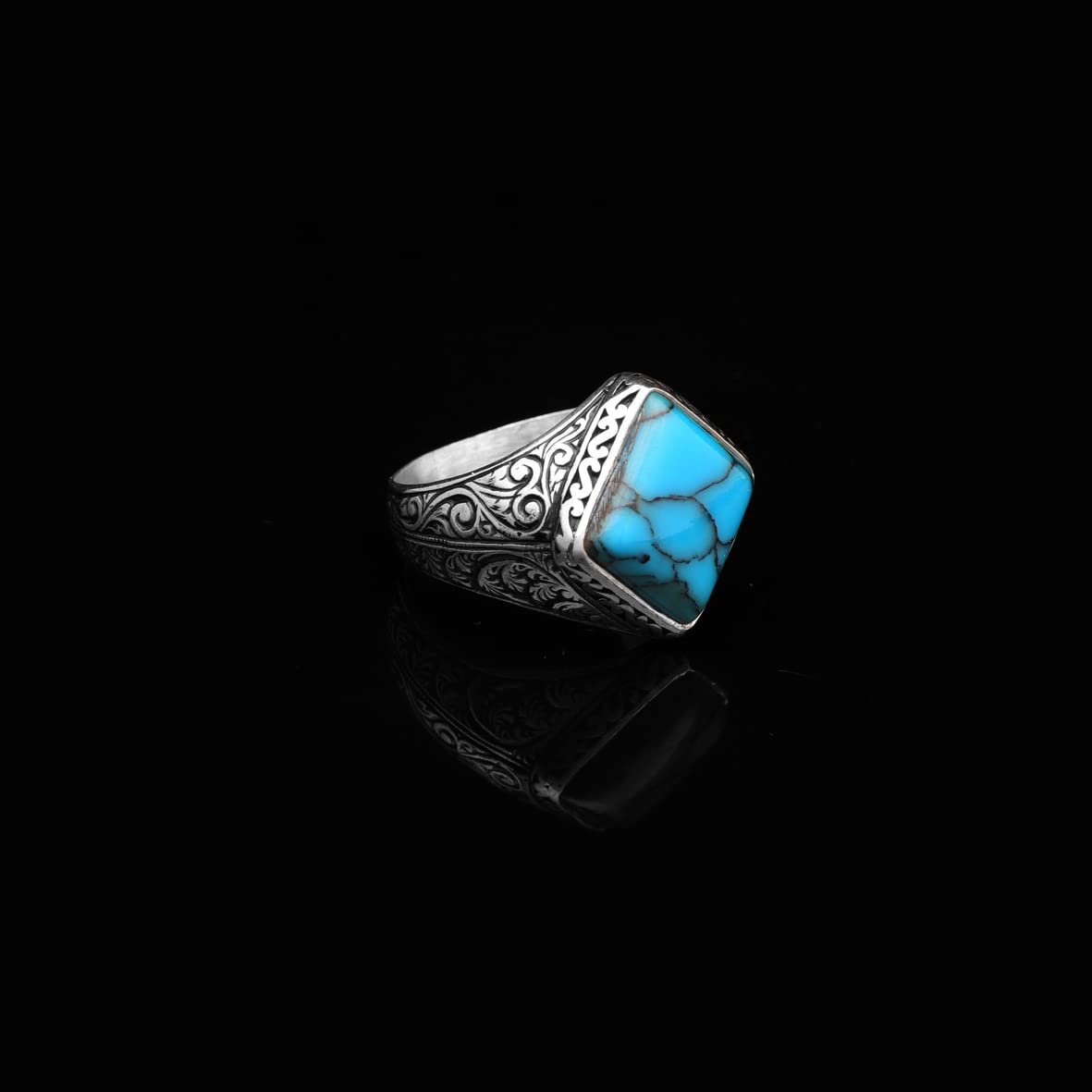 Mens Turquoise Ring