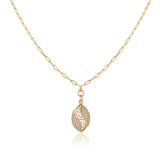 Sterling Silver Shell Necklace for Women - Charming Gold Plated Necklace - Aesthetic Jewelry Delight - Birthday Gifts for Women — image 1