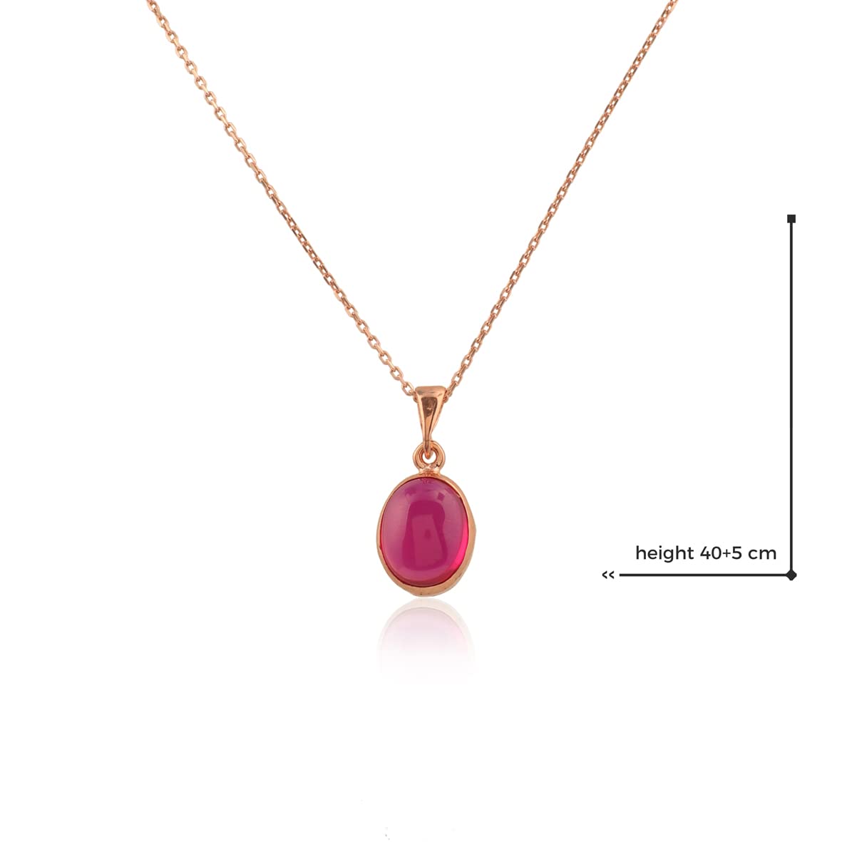Best Seller: Sterling Silver Ruby Necklace for Women - 925 Sterling Silver Necklace for Women - Silver Pendant Necklace for Women