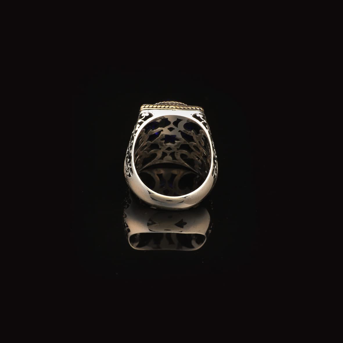 Blue Sapphire Ring Mens