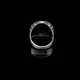 Handmade 925 Sterling Silver Custom Signet Ring with Egyptian Mythology Design - Men's Jewelry with Silver Polishing Cloth Gift — image 4