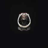 Handmade Vintage Men's Carnelian Ring - Polished 925 Sterling Silver Turkish Gemstone Engagement Ring with Silver Polishing Cloth Gift — image 6