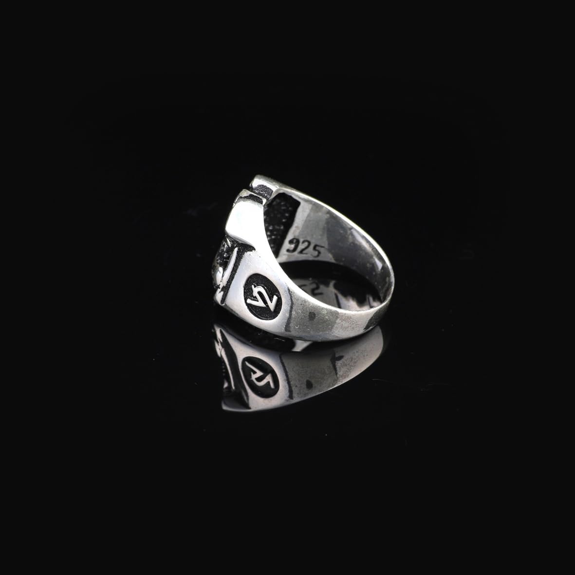 925K Sterling Silver Skull Ring