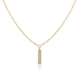 Gold Plated Necklace with Sterling Silver Chain - Dainty Gold Necklace for Aesthetic Appeal - Dainty Gold Necklace for Women - Birthday Gifts for Women — image 1