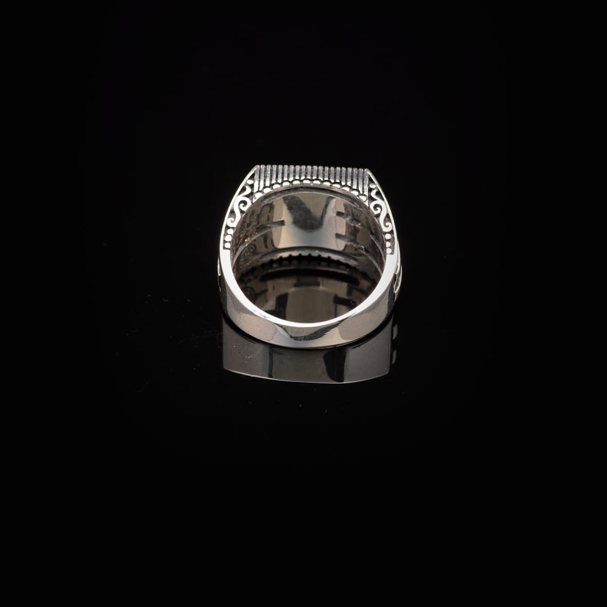 Vintage Tiger Eye Signet Ring for Men – Handmade 925 Sterling Silver Gemstone Ring