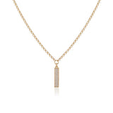 Gold Plated Necklace with Sterling Silver Chain - Dainty Gold Necklace for Aesthetic Appeal - Dainty Gold Necklace for Women - Birthday Gifts for Women — image 1