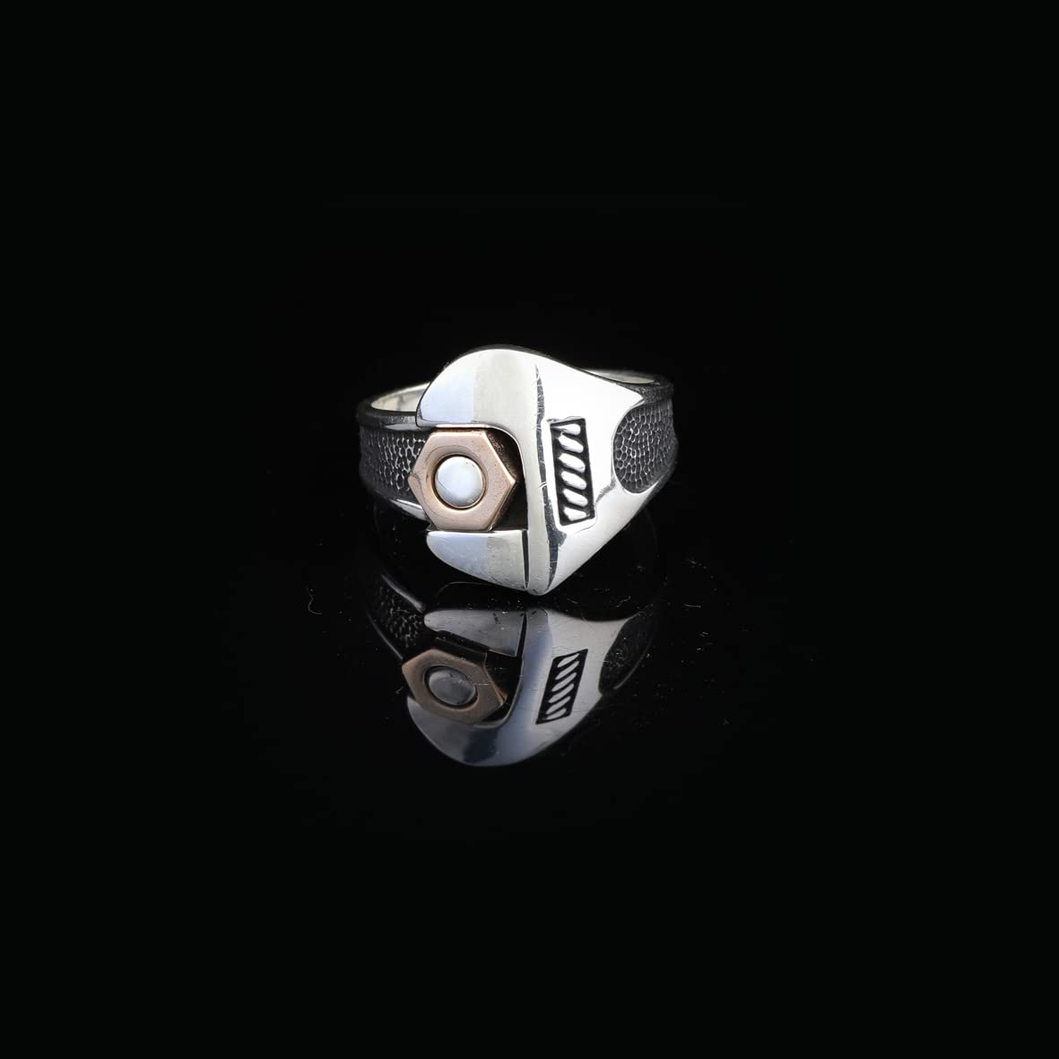 Sterling Silver Fidget Ring Men