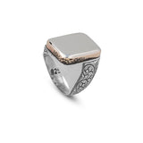 Handmade 925 Sterling Silver Personalized Rings - Custom Photo Ring with Name Engraving — image 1