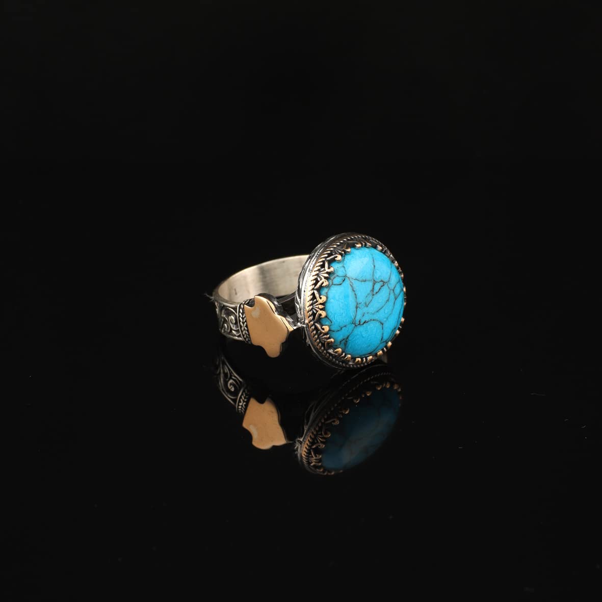 Mens Turquoise Ring