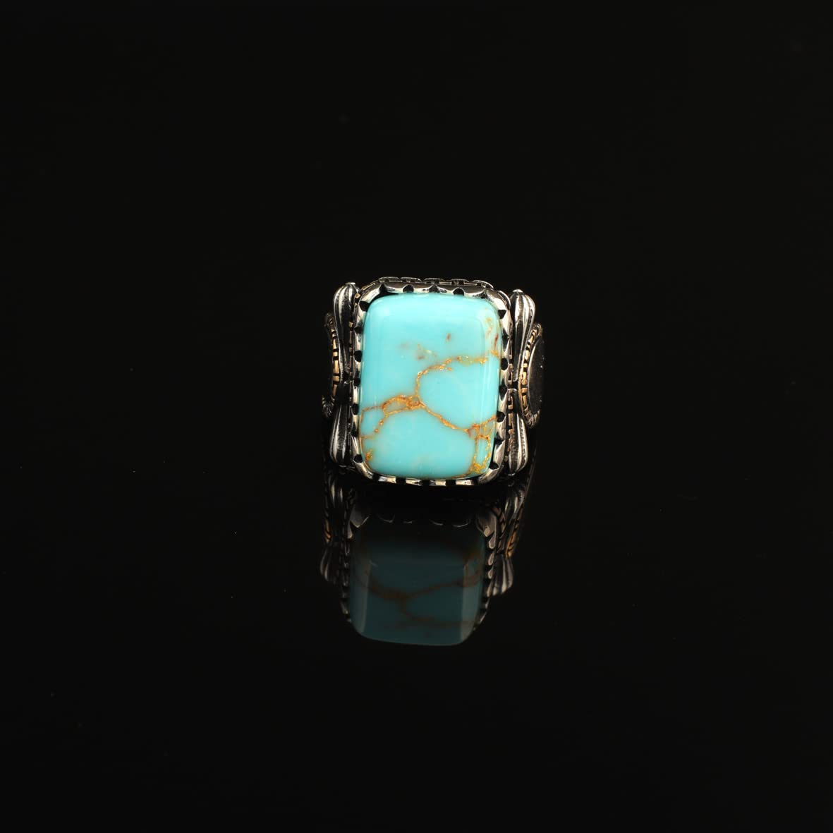 Mens Turquoise Ring