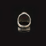 Ruby Ring Ottoman Vintage 925 Sterling Silver Ring Engagement Promise Ring for Him Gemstone Ring Gift for Husband — image 5