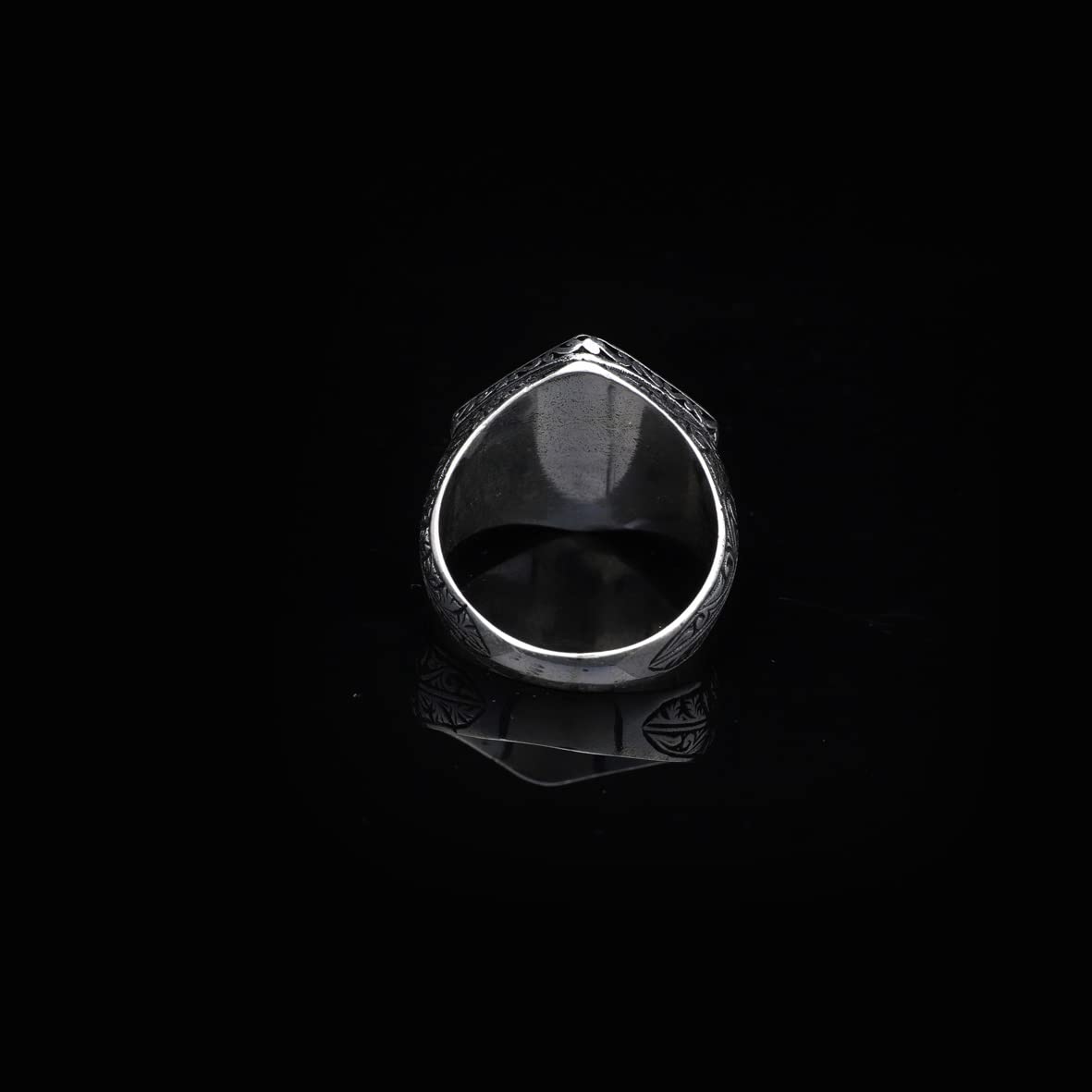 925K Sterling Silver Jade Ring